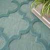 image:imageNourison Home Easy Care Natural Beige 5 x 7 Area Rug  Easy Clean Non Shedding Bed Room Living Room Dining Room Kitchen 5 x 7Aqua Teal