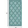 image:imageNourison Home Easy Care Natural Beige 5 x 7 Area Rug  Easy Clean Non Shedding Bed Room Living Room Dining Room Kitchen 5 x 7Aqua Teal