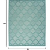 image:imageNourison Home Easy Care Natural Beige 5 x 7 Area Rug  Easy Clean Non Shedding Bed Room Living Room Dining Room Kitchen 5 x 7Aqua Teal