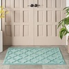 image:imageNourison Home Easy Care Natural Beige 5 x 7 Area Rug  Easy Clean Non Shedding Bed Room Living Room Dining Room Kitchen 5 x 7Aqua Teal