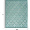 image:imageNourison Home Easy Care Natural Beige 5 x 7 Area Rug  Easy Clean Non Shedding Bed Room Living Room Dining Room Kitchen 5 x 7Aqua Teal