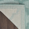 image:imageNourison Home Easy Care Natural Beige 5 x 7 Area Rug  Easy Clean Non Shedding Bed Room Living Room Dining Room Kitchen 5 x 7Aqua Teal