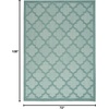 image:imageNourison Home Easy Care Natural Beige 5 x 7 Area Rug  Easy Clean Non Shedding Bed Room Living Room Dining Room Kitchen 5 x 7Aqua Teal