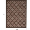 image:imageNourison Home Easy Care Natural Beige 5 x 7 Area Rug  Easy Clean Non Shedding Bed Room Living Room Dining Room Kitchen 5 x 7Brown