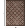 image:imageNourison Home Easy Care Natural Beige 5 x 7 Area Rug  Easy Clean Non Shedding Bed Room Living Room Dining Room Kitchen 5 x 7Brown