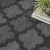 image:imageNourison Home Easy Care Natural Beige 5 x 7 Area Rug  Easy Clean Non Shedding Bed Room Living Room Dining Room Kitchen 5 x 7Charcoal Black
