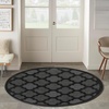 image:imageNourison Home Easy Care Natural Beige 5 x 7 Area Rug  Easy Clean Non Shedding Bed Room Living Room Dining Room Kitchen 5 x 7Charcoal Black