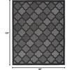 image:imageNourison Home Easy Care Natural Beige 5 x 7 Area Rug  Easy Clean Non Shedding Bed Room Living Room Dining Room Kitchen 5 x 7Charcoal Black