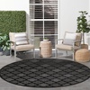 image:imageNourison Home Easy Care Natural Beige 5 x 7 Area Rug  Easy Clean Non Shedding Bed Room Living Room Dining Room Kitchen 5 x 7Charcoal Black