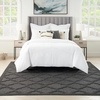 image:imageNourison Home Easy Care Natural Beige 5 x 7 Area Rug  Easy Clean Non Shedding Bed Room Living Room Dining Room Kitchen 5 x 7Charcoal Black