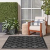 image:imageNourison Home Easy Care Natural Beige 5 x 7 Area Rug  Easy Clean Non Shedding Bed Room Living Room Dining Room Kitchen 5 x 7Charcoal Black
