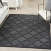 image:imageNourison Home Easy Care Natural Beige 5 x 7 Area Rug  Easy Clean Non Shedding Bed Room Living Room Dining Room Kitchen 5 x 7Charcoal Black