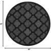 image:imageNourison Home Easy Care Natural Beige 5 x 7 Area Rug  Easy Clean Non Shedding Bed Room Living Room Dining Room Kitchen 5 x 7Charcoal Black
