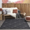 image:imageNourison Home Easy Care Natural Beige 5 x 7 Area Rug  Easy Clean Non Shedding Bed Room Living Room Dining Room Kitchen 5 x 7Charcoal Black