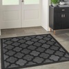 image:imageNourison Home Easy Care Natural Beige 5 x 7 Area Rug  Easy Clean Non Shedding Bed Room Living Room Dining Room Kitchen 5 x 7Charcoal Black