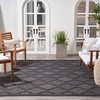 image:imageNourison Home Easy Care Natural Beige 5 x 7 Area Rug  Easy Clean Non Shedding Bed Room Living Room Dining Room Kitchen 5 x 7Charcoal Black