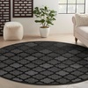 image:imageNourison Home Easy Care Natural Beige 5 x 7 Area Rug  Easy Clean Non Shedding Bed Room Living Room Dining Room Kitchen 5 x 7Charcoal Black