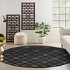 image:imageNourison Home Easy Care Natural Beige 5 x 7 Area Rug  Easy Clean Non Shedding Bed Room Living Room Dining Room Kitchen 5 x 7Charcoal Black