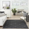 image:imageNourison Home Easy Care Natural Beige 5 x 7 Area Rug  Easy Clean Non Shedding Bed Room Living Room Dining Room Kitchen 5 x 7Charcoal Black
