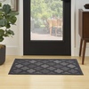 image:imageNourison Home Easy Care Natural Beige 5 x 7 Area Rug  Easy Clean Non Shedding Bed Room Living Room Dining Room Kitchen 5 x 7Charcoal Black