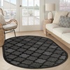 image:imageNourison Home Easy Care Natural Beige 5 x 7 Area Rug  Easy Clean Non Shedding Bed Room Living Room Dining Room Kitchen 5 x 7Charcoal Black