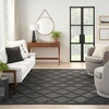 image:imageNourison Home Easy Care Natural Beige 5 x 7 Area Rug  Easy Clean Non Shedding Bed Room Living Room Dining Room Kitchen 5 x 7Charcoal Black