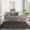 image:imageNourison Home Easy Care Natural Beige 5 x 7 Area Rug  Easy Clean Non Shedding Bed Room Living Room Dining Room Kitchen 5 x 7Charcoal Black