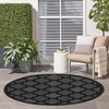 image:imageNourison Home Easy Care Natural Beige 5 x 7 Area Rug  Easy Clean Non Shedding Bed Room Living Room Dining Room Kitchen 5 x 7Charcoal Black