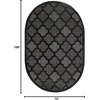 image:imageNourison Home Easy Care Natural Beige 5 x 7 Area Rug  Easy Clean Non Shedding Bed Room Living Room Dining Room Kitchen 5 x 7Charcoal Black