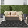 image:imageNourison Home Easy Care Natural Beige 5 x 7 Area Rug  Easy Clean Non Shedding Bed Room Living Room Dining Room Kitchen 5 x 7Charcoal Black