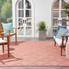 image:imageNourison Home Easy Care Natural Beige 5 x 7 Area Rug  Easy Clean Non Shedding Bed Room Living Room Dining Room Kitchen 5 x 7Coral Orange