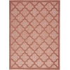 image:imageNourison Home Easy Care Natural Beige 5 x 7 Area Rug  Easy Clean Non Shedding Bed Room Living Room Dining Room Kitchen 5 x 7Coral Orange