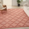 image:imageNourison Home Easy Care Natural Beige 5 x 7 Area Rug  Easy Clean Non Shedding Bed Room Living Room Dining Room Kitchen 5 x 7Coral Orange
