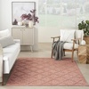 image:imageNourison Home Easy Care Natural Beige 5 x 7 Area Rug  Easy Clean Non Shedding Bed Room Living Room Dining Room Kitchen 5 x 7Coral Orange
