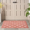 image:imageNourison Home Easy Care Natural Beige 5 x 7 Area Rug  Easy Clean Non Shedding Bed Room Living Room Dining Room Kitchen 5 x 7Coral Orange