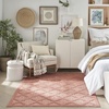 image:imageNourison Home Easy Care Natural Beige 5 x 7 Area Rug  Easy Clean Non Shedding Bed Room Living Room Dining Room Kitchen 5 x 7Coral Orange