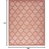 image:imageNourison Home Easy Care Natural Beige 5 x 7 Area Rug  Easy Clean Non Shedding Bed Room Living Room Dining Room Kitchen 5 x 7Coral Orange