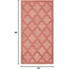 image:imageNourison Home Easy Care Natural Beige 5 x 7 Area Rug  Easy Clean Non Shedding Bed Room Living Room Dining Room Kitchen 5 x 7Coral Orange