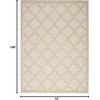 image:imageNourison Home Easy Care Natural Beige 5 x 7 Area Rug  Easy Clean Non Shedding Bed Room Living Room Dining Room Kitchen 5 x 7Cream