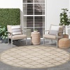 image:imageNourison Home Easy Care Natural Beige 5 x 7 Area Rug  Easy Clean Non Shedding Bed Room Living Room Dining Room Kitchen 5 x 7Cream