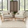 image:imageNourison Home Easy Care Natural Beige 5 x 7 Area Rug  Easy Clean Non Shedding Bed Room Living Room Dining Room Kitchen 5 x 7Cream