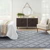 image:imageNourison Home Easy Care Natural Beige 5 x 7 Area Rug  Easy Clean Non Shedding Bed Room Living Room Dining Room Kitchen 5 x 7Denim Blue