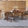 image:imageNourison Home Easy Care Natural Beige 5 x 7 Area Rug  Easy Clean Non Shedding Bed Room Living Room Dining Room Kitchen 5 x 7Denim Blue