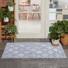 image:imageNourison Home Easy Care Natural Beige 5 x 7 Area Rug  Easy Clean Non Shedding Bed Room Living Room Dining Room Kitchen 5 x 7Denim Blue