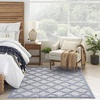 image:imageNourison Home Easy Care Natural Beige 5 x 7 Area Rug  Easy Clean Non Shedding Bed Room Living Room Dining Room Kitchen 5 x 7Denim Blue