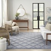image:imageNourison Home Easy Care Natural Beige 5 x 7 Area Rug  Easy Clean Non Shedding Bed Room Living Room Dining Room Kitchen 5 x 7Denim Blue