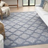 image:imageNourison Home Easy Care Natural Beige 5 x 7 Area Rug  Easy Clean Non Shedding Bed Room Living Room Dining Room Kitchen 5 x 7Denim Blue