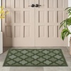 image:imageNourison Home Easy Care Natural Beige 5 x 7 Area Rug  Easy Clean Non Shedding Bed Room Living Room Dining Room Kitchen 5 x 7Green