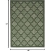 image:imageNourison Home Easy Care Natural Beige 5 x 7 Area Rug  Easy Clean Non Shedding Bed Room Living Room Dining Room Kitchen 5 x 7Green