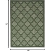 image:imageNourison Home Easy Care Natural Beige 5 x 7 Area Rug  Easy Clean Non Shedding Bed Room Living Room Dining Room Kitchen 5 x 7Green